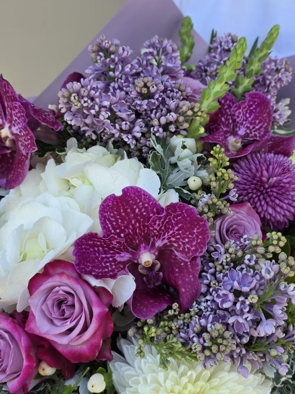 Lilac and White Harmony 